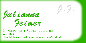 julianna feimer business card